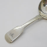 George IV Sterling Silver 'W' Initial Tea Caddy Spoon Antique 1823 London