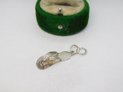 Sterling Silver Flip-Flop Sandal Charm Pendant Vintage c1970