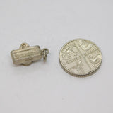 Sterling Silver Camera Charm Pendant Vintage c1970
