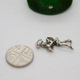 Sterling Silver Pied Piper of Hamelin Charm Pendant Vintage c1970
