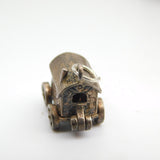 Sterling Silver Fortune Tellers Wagon Charm Pendant Vintage c1970