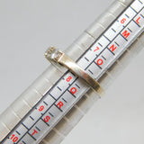 Sterling Silver 7 Spinel Set Half Eternity Ring Vintage c1970 Size P