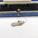 Sterling Silver Flip-Flop Sandel Charm Pendant Vintage c1970