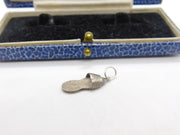Sterling Silver Flip-Flop Sandel Charm Pendant Vintage c1970