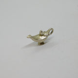 Sterling Silver Oil Lamp Charm Pendant Vintage c1970