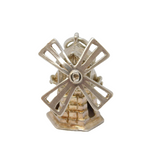 Sterling Silver Windmill Charm Pendant Vintage c1970