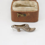 Sterling Silver Cinderella's Slipper Charm Pendant Vintage c1970