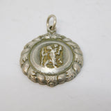Georg Jensen Sterling Silver St Christopher Pendant Vintage c1970