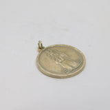 Sterling Silver St Christopher Travel Charm Pendant Vintage c1970