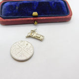 Sterling Silver Golf Clubs Charm Pendant Vintage c1970