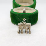 Sterling Silver Marble Arch Charm Pendant Vintage c1970
