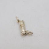 Sterling Silver Riding Boot Charm Pendant Vintage c1970s