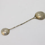 Sterling Silver Ottoman & Eastern Coin Spoon Antique 1915 Art Deco