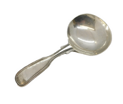 Victorian Sterling Silver Fiddle Pattern Tea Caddy Spoon Antique 1859 London