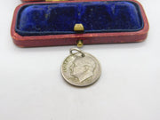 Sterling Silver Authentic American One Dime Charm Pendant 1984