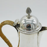 George III Sterling Silver Viscount Templeton Crest Hot Water Jug Antique London