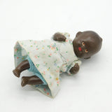 Hand Painted Composite Resin Dolly with Clothes Kewpie Style Antique c1920