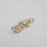 Sterling Silver Piper With Bagpipes Charm Pendant Vintage c1970s