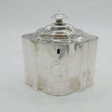 Peter & Jonathan Bateman George III Sterling Silver Tea Caddy Antique 1790