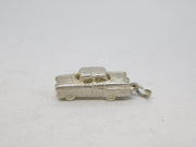 Sterling Silver Motor Car Charm Pendant Vintage c1970