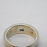 Chunky Studio Sterling Silver Band Ring Vintage c1970s