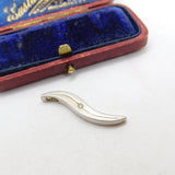 Sterling Silver Abstract Swirl Charm Pendant Vintage c1970