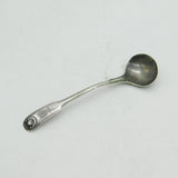 George III Sterling Silver Crested Mustard Spoon Antique 1797 Birmingham