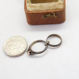 Sterling Silver Wedding & Engagement Ring Charm Pendant Vintage c1970