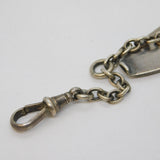Victorian Sterling Silver Snake Form Sewing Chatelaine Clip Antique c1840s