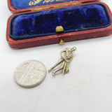 Sterling Silver Spanish Matador Charm Pendant Vintage c1970
