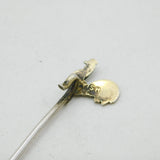 Sterling Silver Chicken Terminal Cocktail Stick Antique 1934 Birmingham