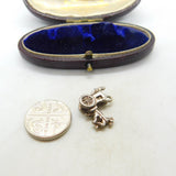 Sterling Silver Victorian Two-Wheeled Horse and Carriage Charm Vintage c1970