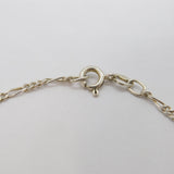 Sterling Silver Essential Figaro Chain Bracelet Contemporary c2000