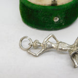 Sterling Silver Ballroom Dancer Charm Pendant Vintage c1970