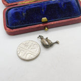Sterling Silver Duck Charm Pendant Vintage c1970