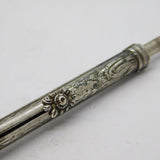Victorian Sterling Silver & Bloodstone Combination Propelling Pencil Antique