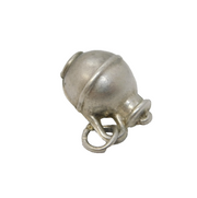 Sterling Silver Jersey Can Charm Pendant Vintage c1970