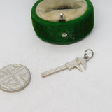 Sterling Silver Mechanics Wrench Charm Pendant Vintage c1970