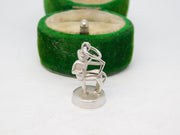 Sterling Silver  Sagittarius Horoscope Sign Charm Pendant Vintage c1970