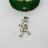Sterling Silver Marching Soldier Charm Pendant Vintage c1970