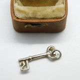 Sterling Silver 21st Birthday Key Charm Pendant Vintage c1970
