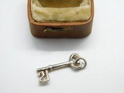 Sterling Silver 21st Birthday Key Charm Pendant Vintage c1970