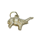 Sterling Silver Elephant Charm Pendant Vintage c1970