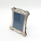Sterling Silver Mounted Bow & Wreath Pattern Picture Frame Vintage Sheffield