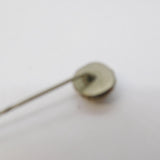 Victorian Silver Plated & Shell Set Stick Pin Antique c1890s