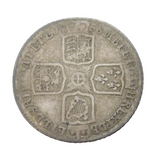 King George II Silver Shilling Coin Antique 1758 Fair Condition