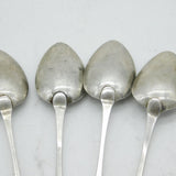 Perth George III Set of Sterling Silver Teaspoons Antique c1770 Scottish P