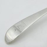 Irish George III Sterling Silver Crested Tablespoon Antique 1782 Dublin