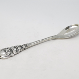 Dutch Silver Plated Christening Child's Spoon Antique 1947 Art Deco