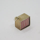 Sterling Silver In Case Of Emergency Charm Pendant Vintage c1970s